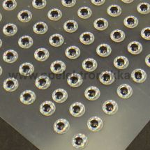 3D -tarrasilmät, hopea prisma 50kpl 4 mm