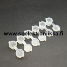 5 ml muovipurkki tiiviillä kannella 6 kpl setti