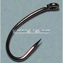 Väkäsetön perhokoukku VSTFH-2457BL #14 barbless fly hook 50pcs pack