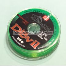 Monofiilisiima DuraKing 0.45mm 100m 15kg Fluo Green