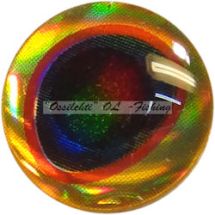 Oval Pupil 3D Adhesive Drop Style Living Eye size 6mm 15kpl Colour 4 Honey TFH®