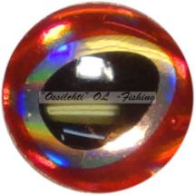 Oval Pupil 3D Adhesive Drop Style Living Eye size 8mm 16kpl Colour 6 S Red TFH®