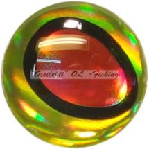 Oval Pupil 3D Adhesive Drop Style Living Eye size 4mm 16kpl Colour 8 Chart TFH®