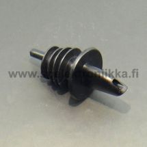 Spill stop tippanokka musta tippakorkki muovinen kaatonokka pulloon purnukkaan jne ...