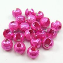 Tungsten Disco Beads Pinkish RED metallic 3.5 mm 20kpl TFH®
