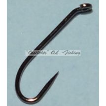 Väkäsetön perhokoukku VSTFH-3761BL #12 barbless fly hook 50pcs pack