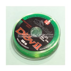 Monofiilisiima DuraKing 0.40mm 100m 12.7kg Fluo Green