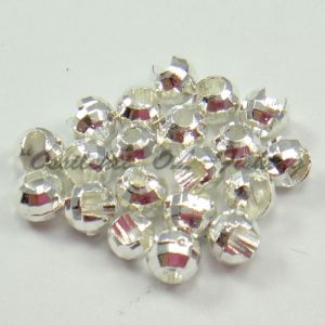 Tungsten Disco Beads Silver 3.0 mm 20kpl TFH®