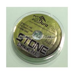 Uppoava kuitusiima DuraKing Stone 8 x Braid 0.17mm 100m 8.2kg Fluo Green