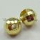 Slotted Tungsten Diamond Beads Gold 4.5 mm 20kpl TFH®